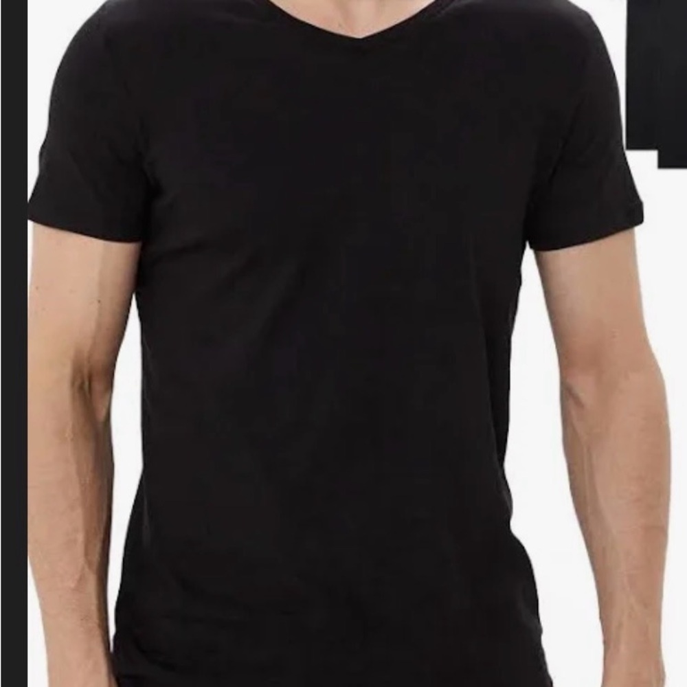 Diesel Men's Black V-Neck T-Shirt